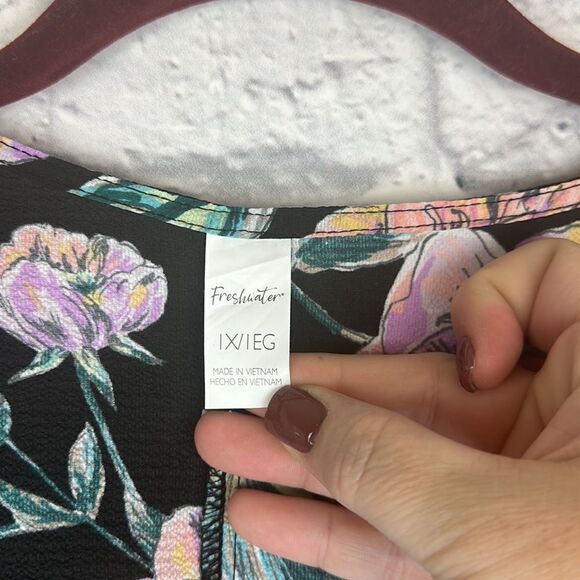 Freshwater Swim Coverup Kimono with Tassels NWT Size 1X - Picture 4 of 6